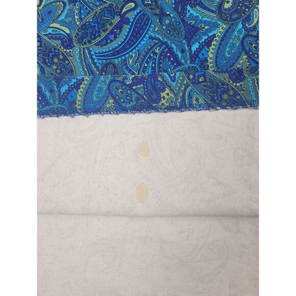 Paul Harris Vintage Blue Paisley High Waisted Pencil Skirt- Size 10 - Picture 4 of 10